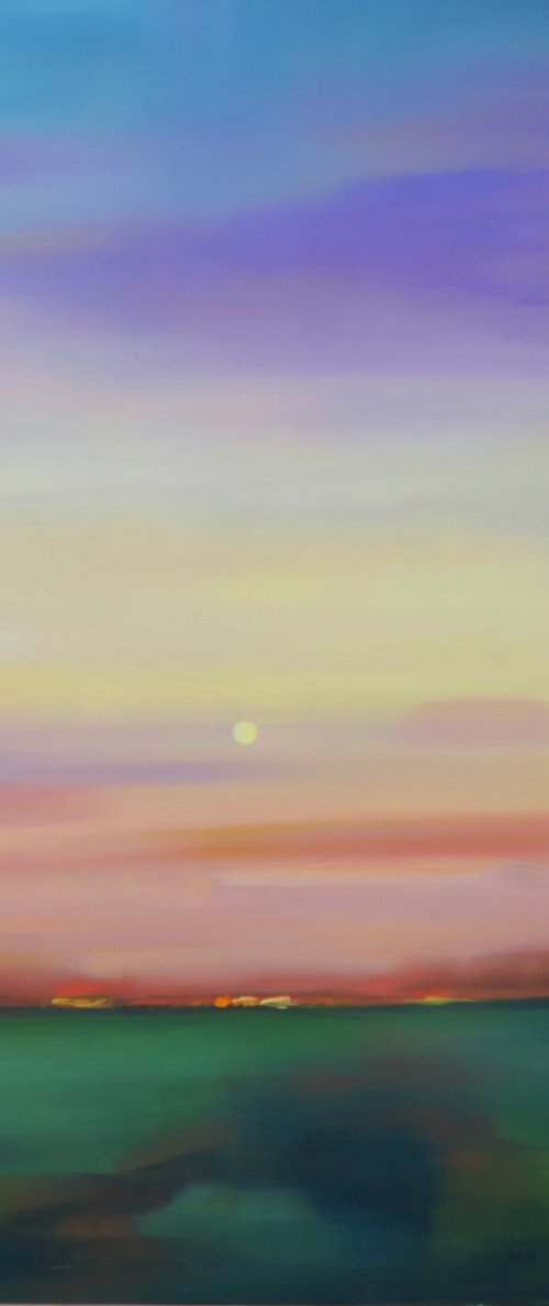 A peach sky by Francesca Currie