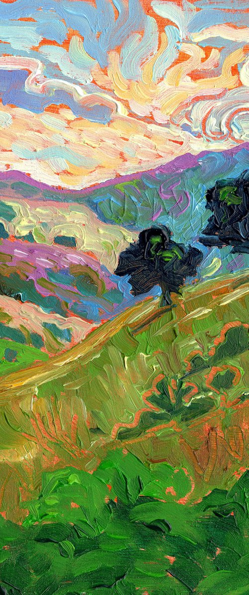 Hope Valley Morning - English Landscape by Mary Kemp