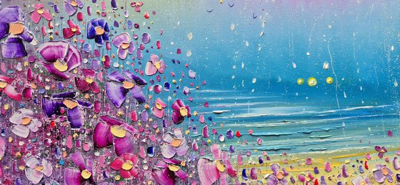 "Rainbow Clouds & Flowers in Love"