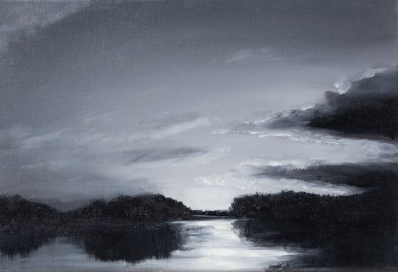 Loire's Landscape in black and white