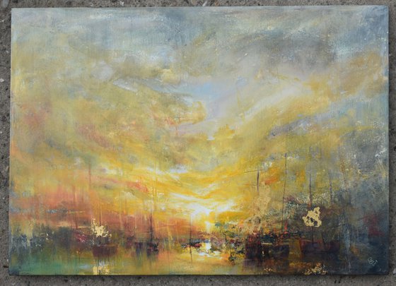 " Harbor of destroyed dreams - Golden Dawn "...SPECIAL PRICE!!!