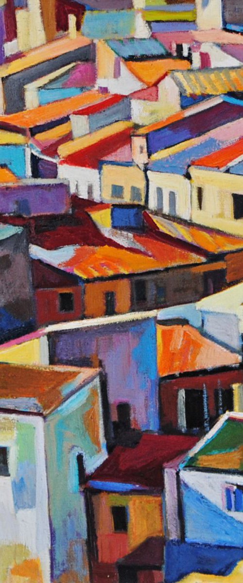 Roofs  IV by Maja Đokić Mihajlović