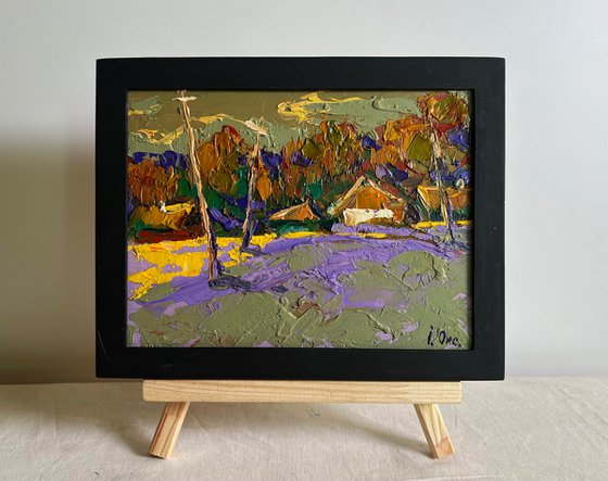 Overlooking the village