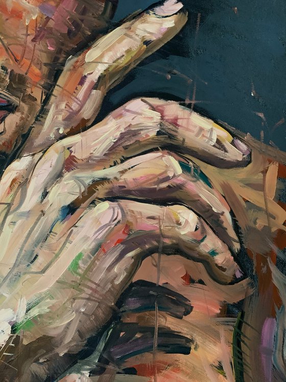 Male figure portrait