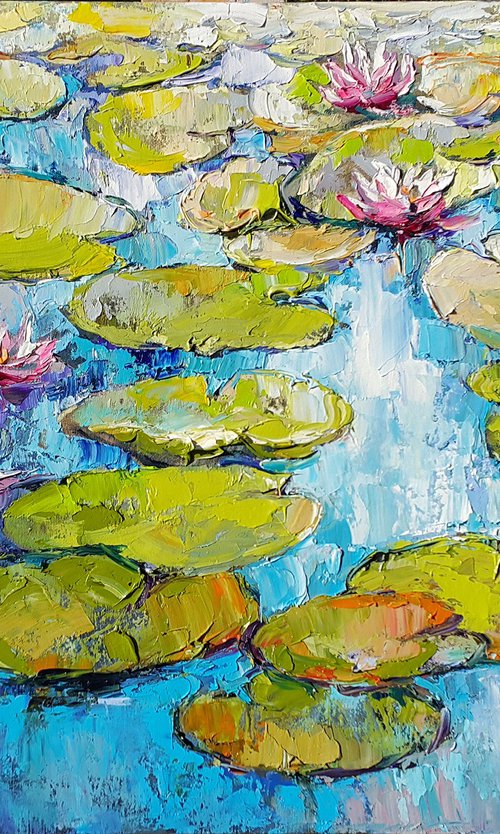 Water lilies pond by Viktoria Lapteva