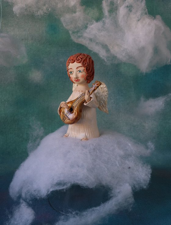 Song of the angels. OOAK sculpture.