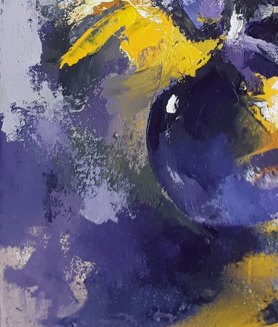 Yellow and Violet flowers