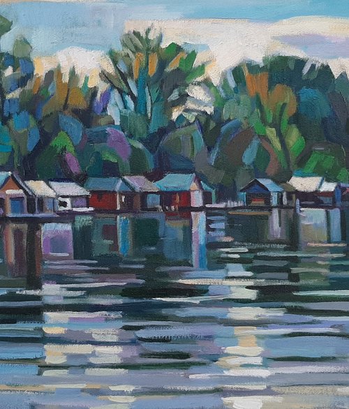 On the Sava River by Maja Đokić Mihajlović