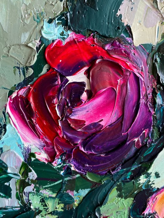 Flowing Roses III – Rose Bouquet