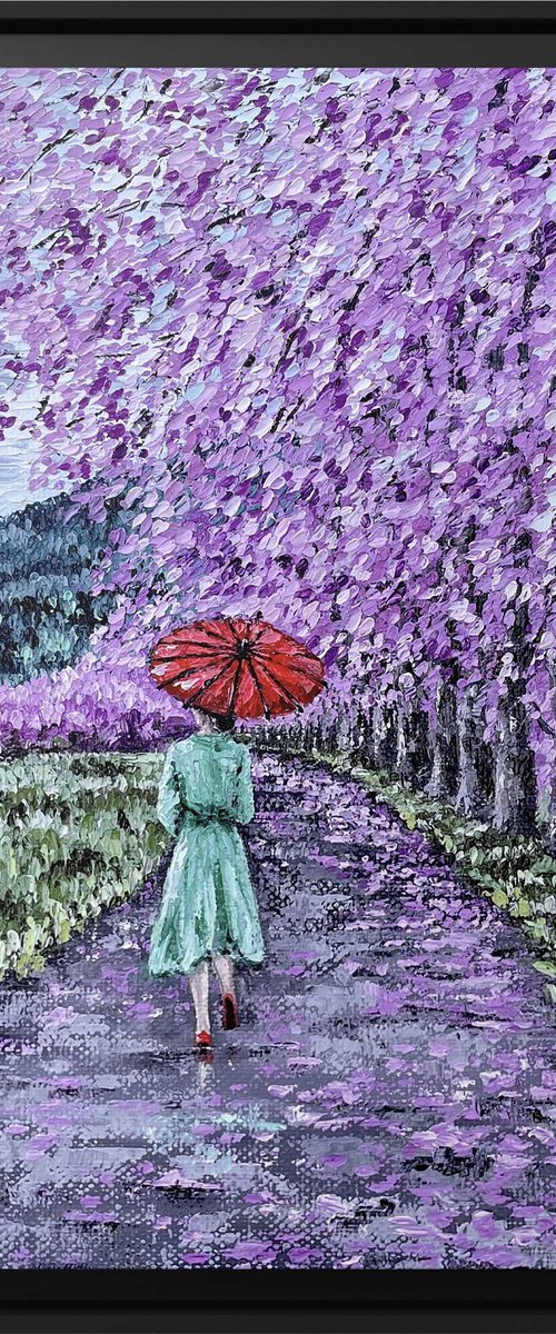 Sakura Stroll by Tanya Stefanovich