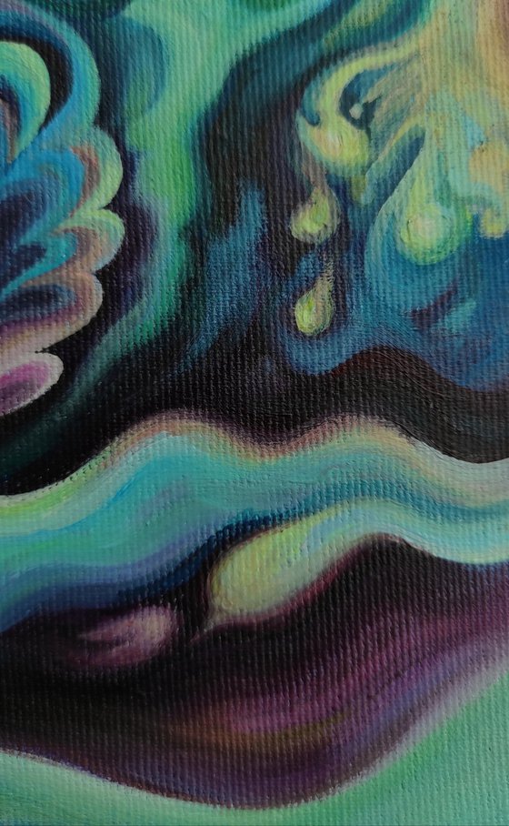 Diamond Waves. Triptych