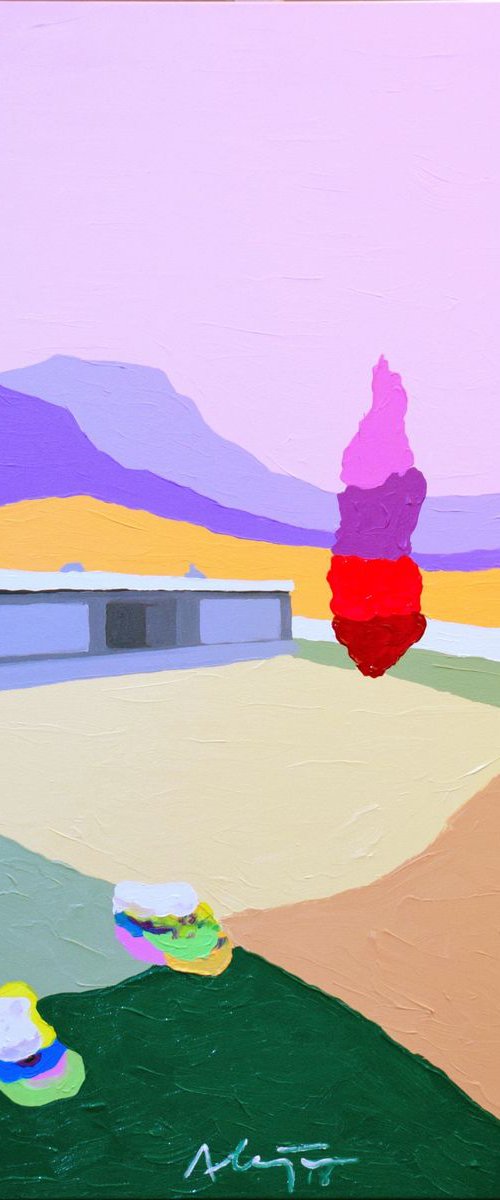 House at the mountains by Alejos