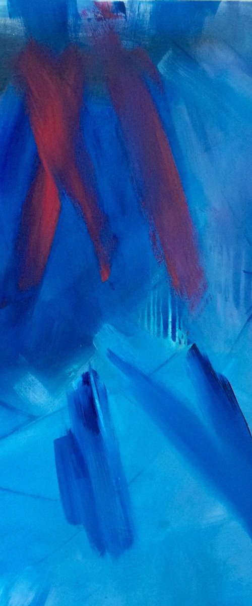 Crossroads I Abstract by Gesa Reuter