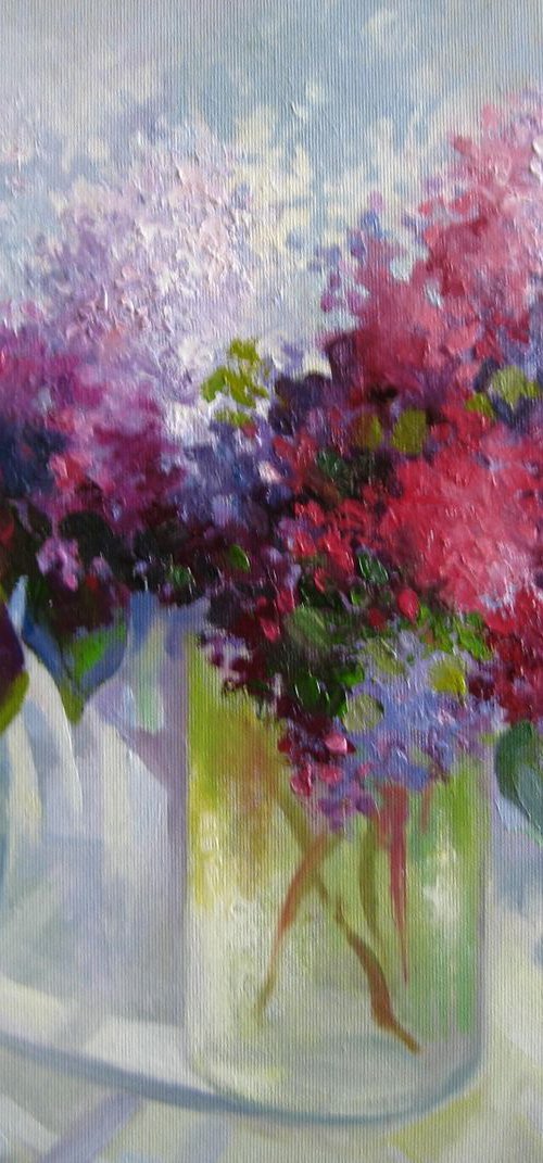 Lilac flowers - floral art by Elena Oleniuc