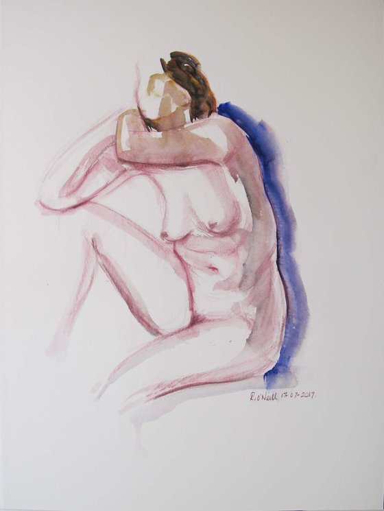 seated nude