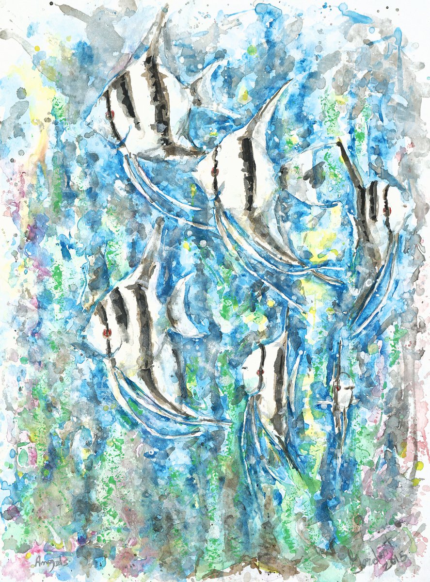 Angels By Gordon T., 22 X 30, Artwork For Sale On Artfinder