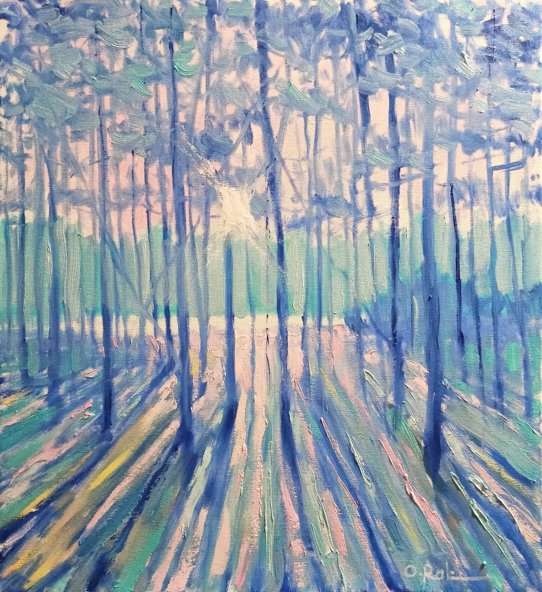 Impression. First Rays 2 By Oleh Rak, 22 X 24, Artwork For Sale On Artfinder