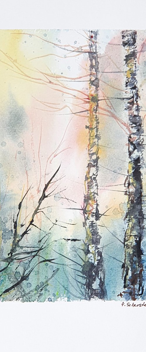 10/20 ORIGINAL WATERCOLOR p... by Yulia Schuster