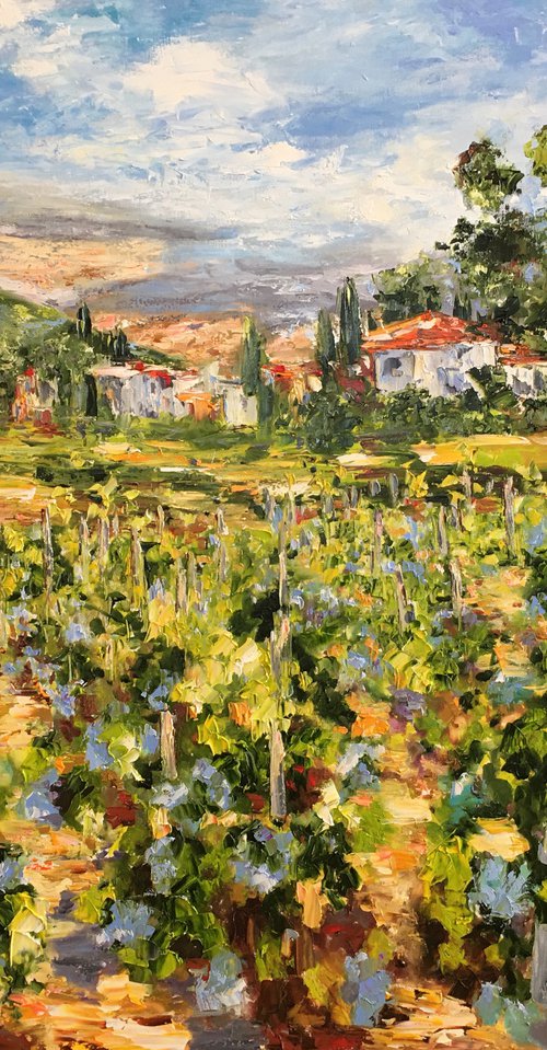 Vignes sous le soleil by Diana Malivani
