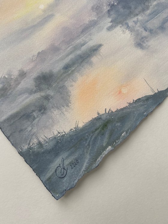 Fog over the river