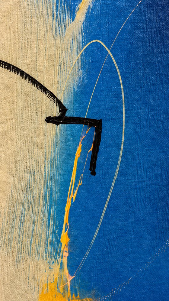 Yellow beat #6 abstraction