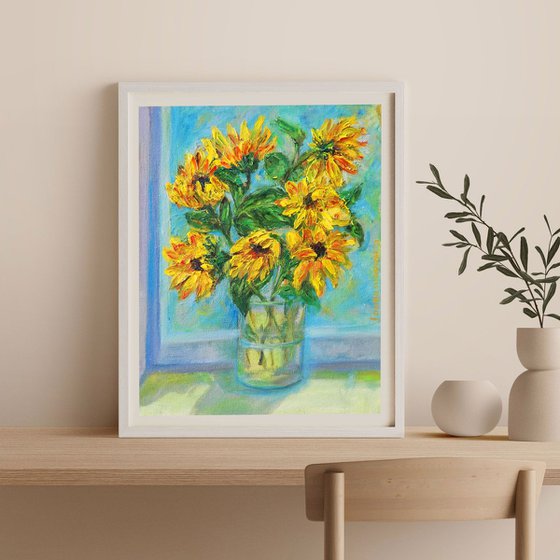 Sunflowers in the Window