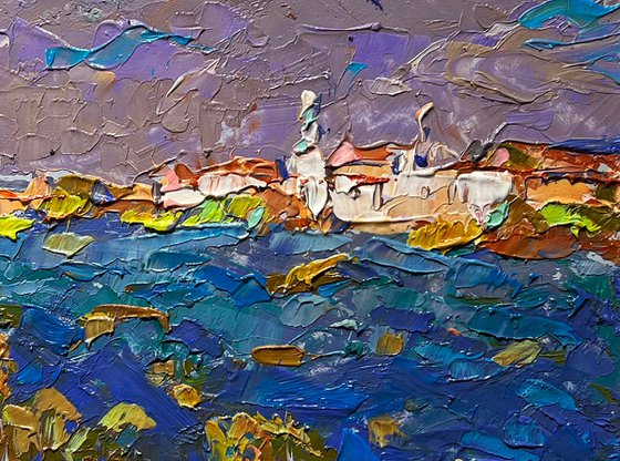 Covered with grey clouds