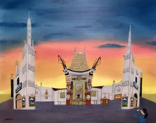 GRAUMAN'S CHINESE THEATER by Leslie Dannenberg