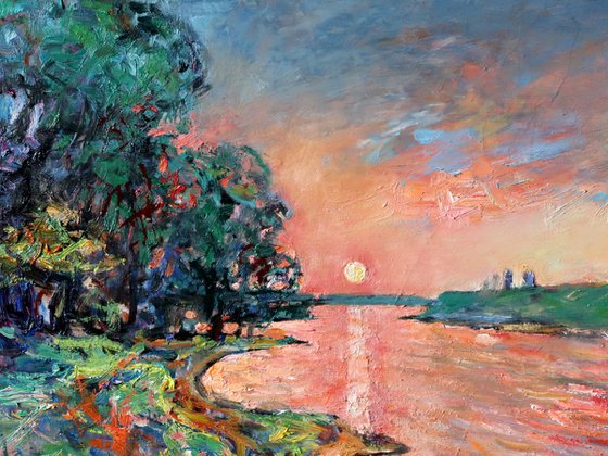 Sunset on the River