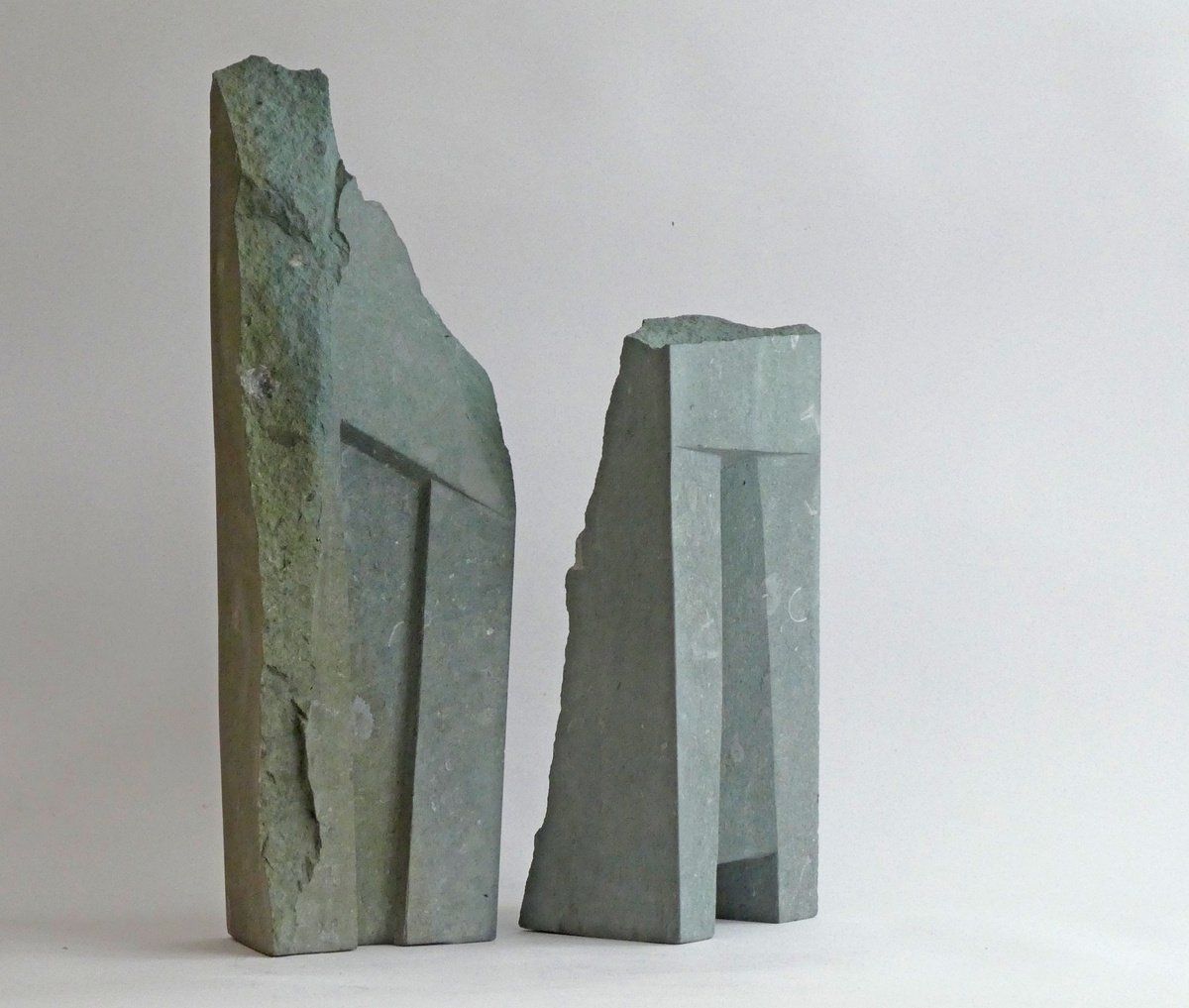 Abstract Stone Sculpture By Fieke De Roij, 16 X 20, Passing Of Time, Original Artwork