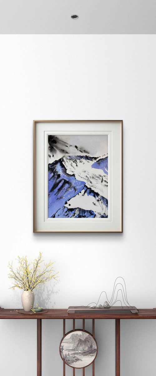 Speed and drive in mountian by Yuliia Sharapova