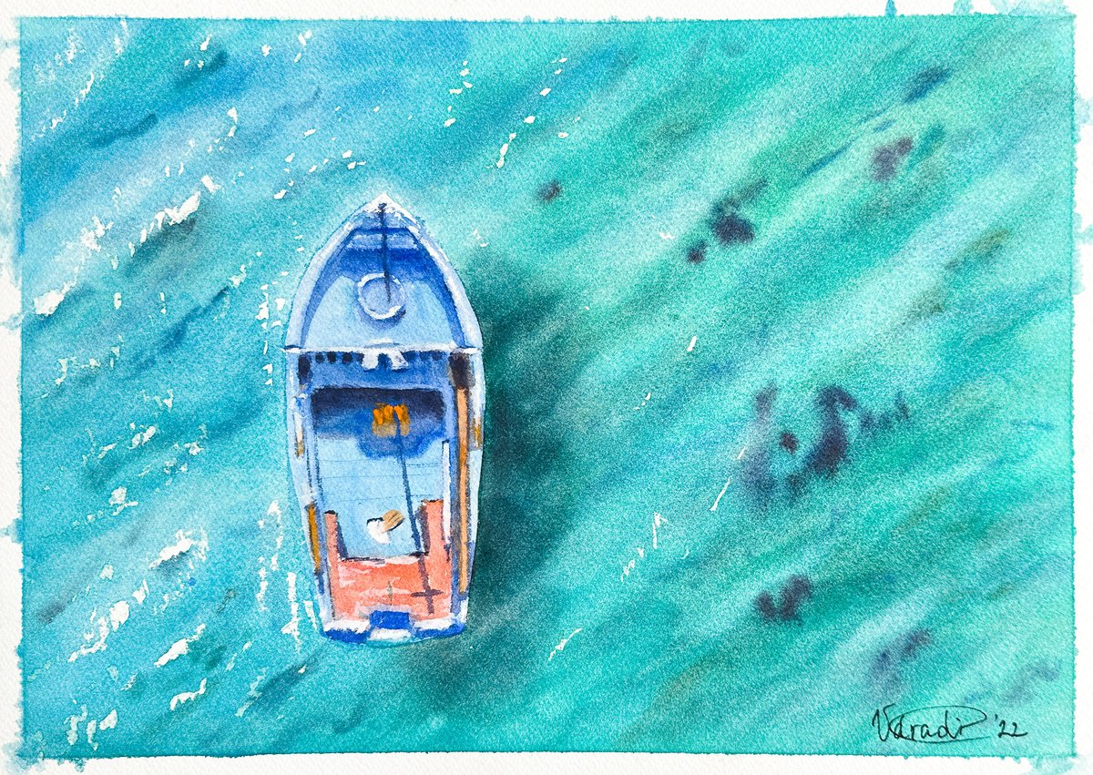 A Boat in the Sea by Catherine Varadi
