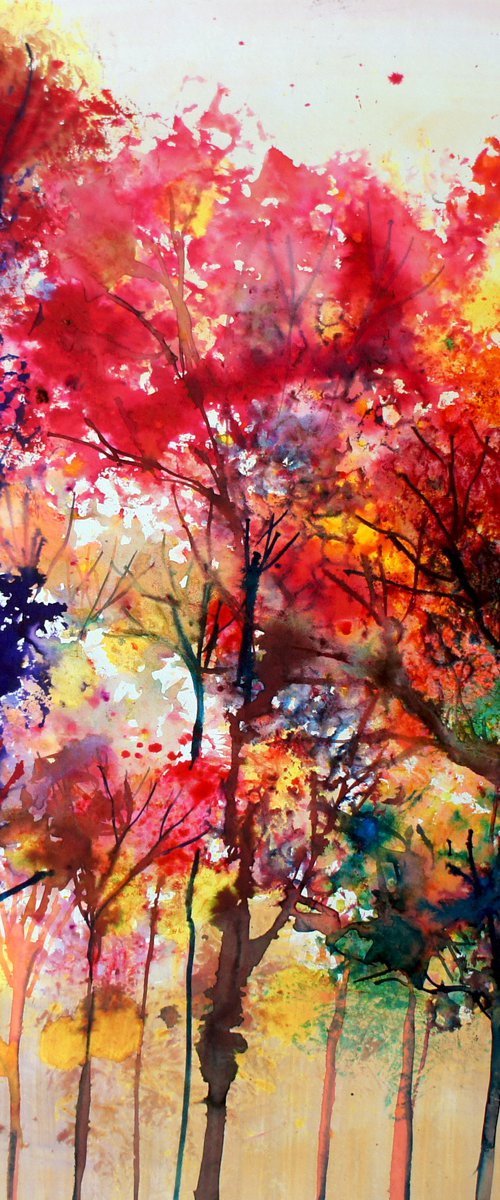 Autumn Forest by Julia  Rigby