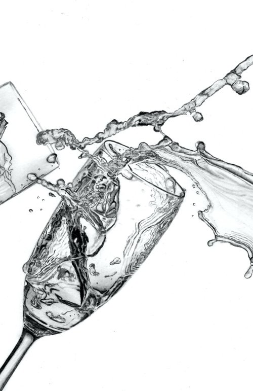 Champagne Splash #2 by Paul Stowe