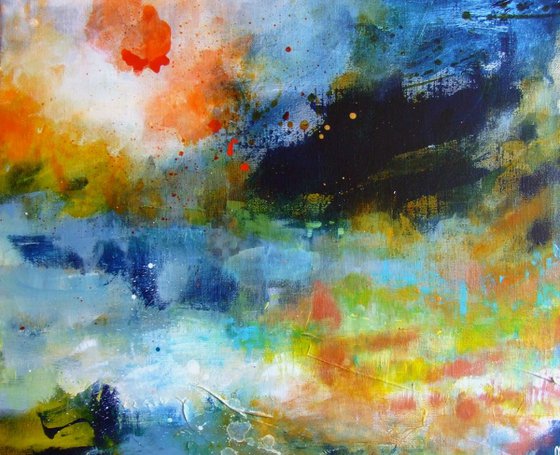 Abstract Landscape Abstract Art - Canvas - Abstract Wall Art - Abstract Fine Art