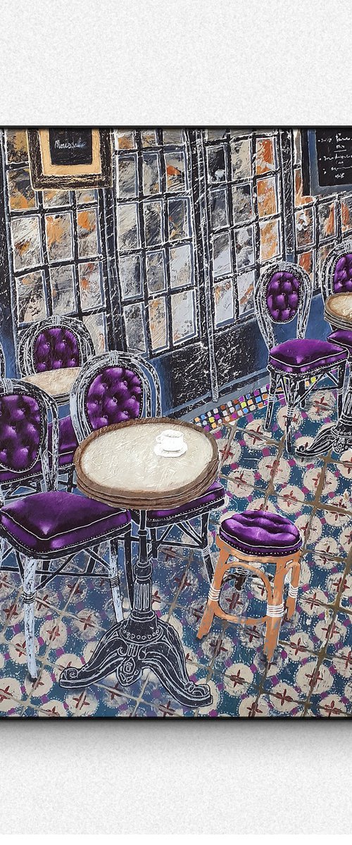 There's a cup left by Margarita Alexandrova