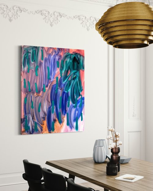 Abstract Painting 'Storm clouds'. by Makarova Abstract Art