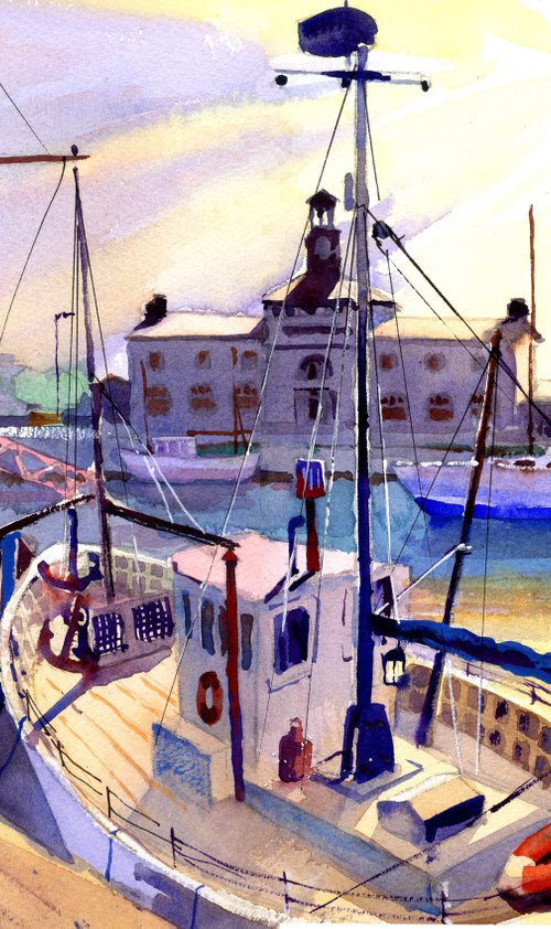 Maritime Museum, Ramsgate, Kent. Harbour and Boats by Peter Day