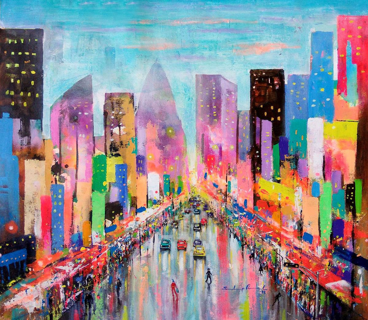 COULORFUL CITY OF JOY by sandeep rawal