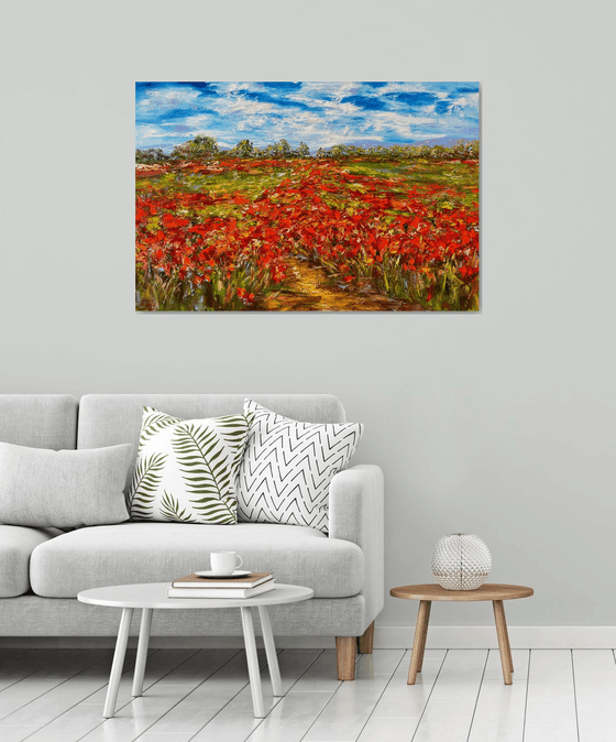 Path in the Field of Poppies