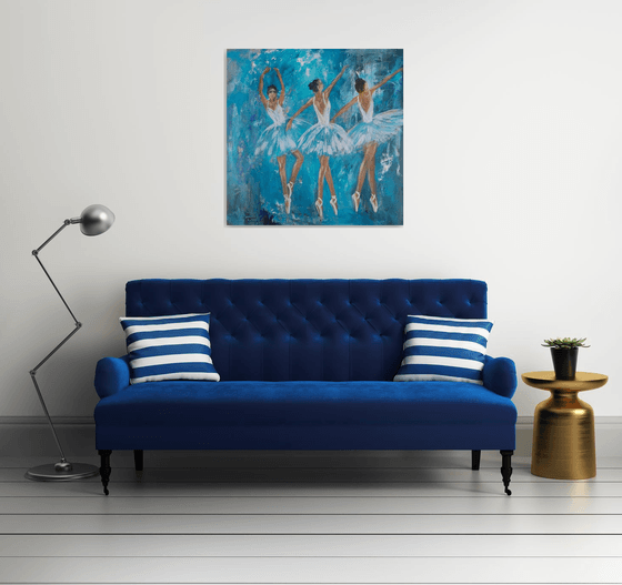 Dance in blue