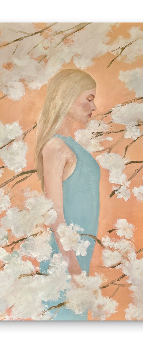 Spring Woman in Blossoms by VICTO