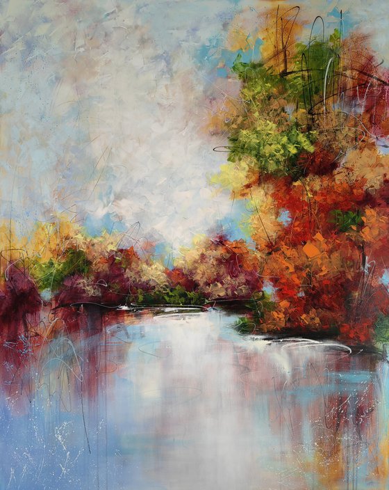 "Autumnal Waterside Whispers"