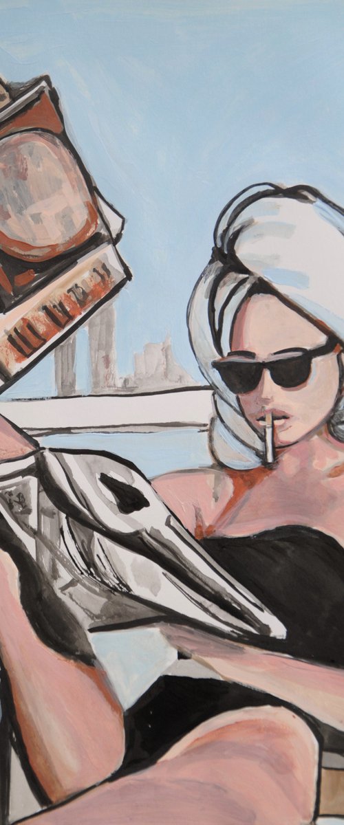 Summer holiday / 42 x 29.7 cm by Alexandra Djokic