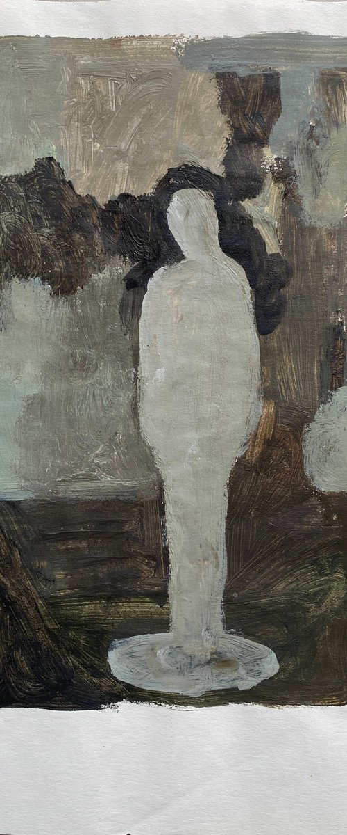 A Solitary Figure by Liubov Ro