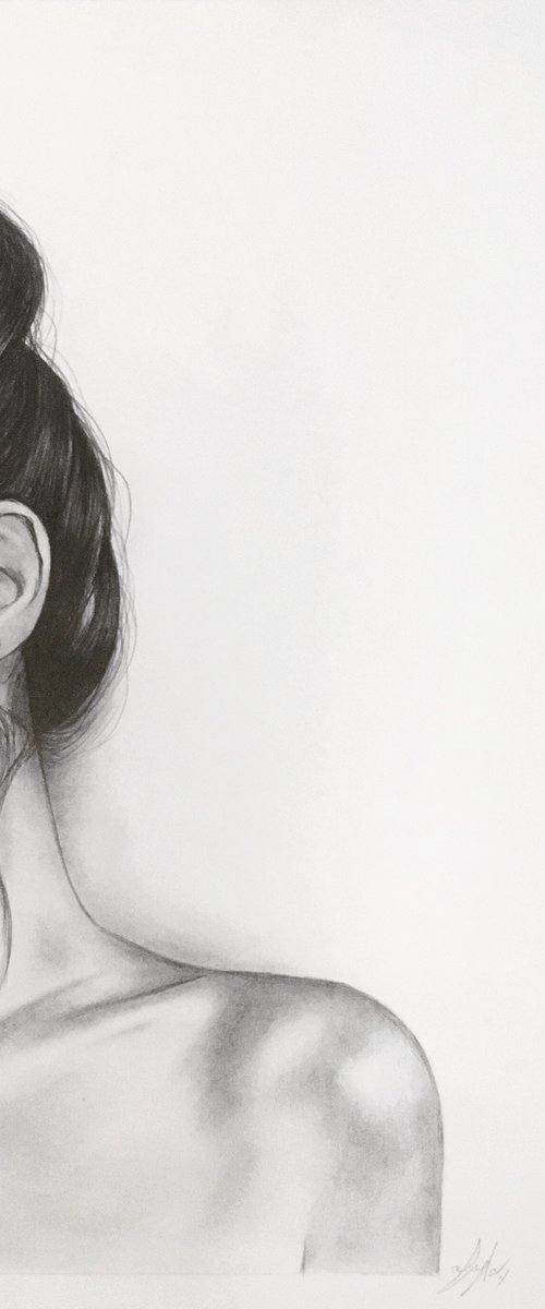 “Girl with the gold earring” by Amelia Taylor