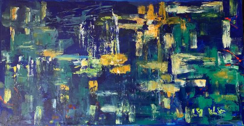 Noise of silence Oil on canvas by Olga Pascari