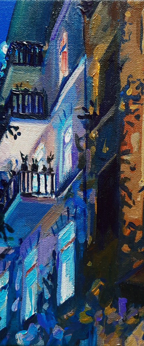 Shadows on the wall by Lidia Beleninova