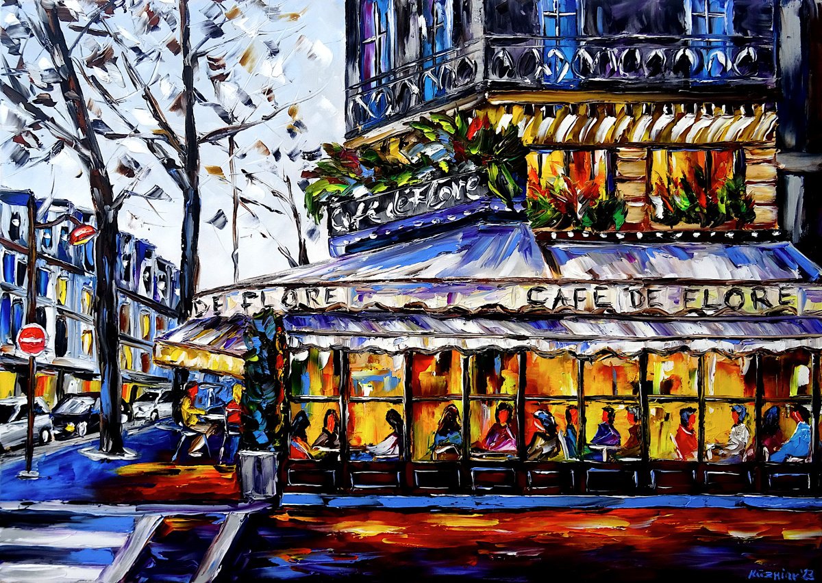 Cafe de Flore by Mirek Kuzniar