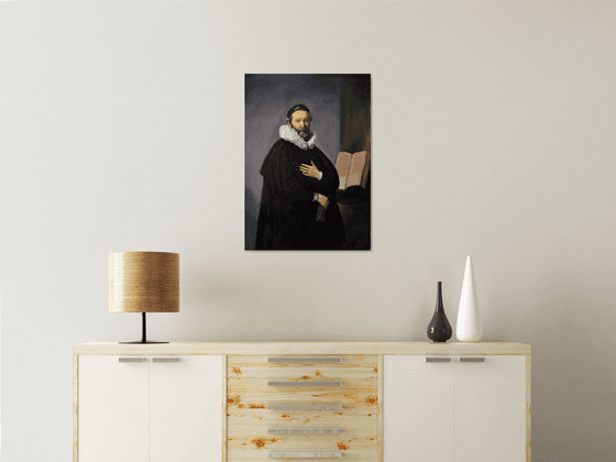 Work of study:Portrait des Predigers Johannes Wtenbogaert by Rembrandt van Rijn
